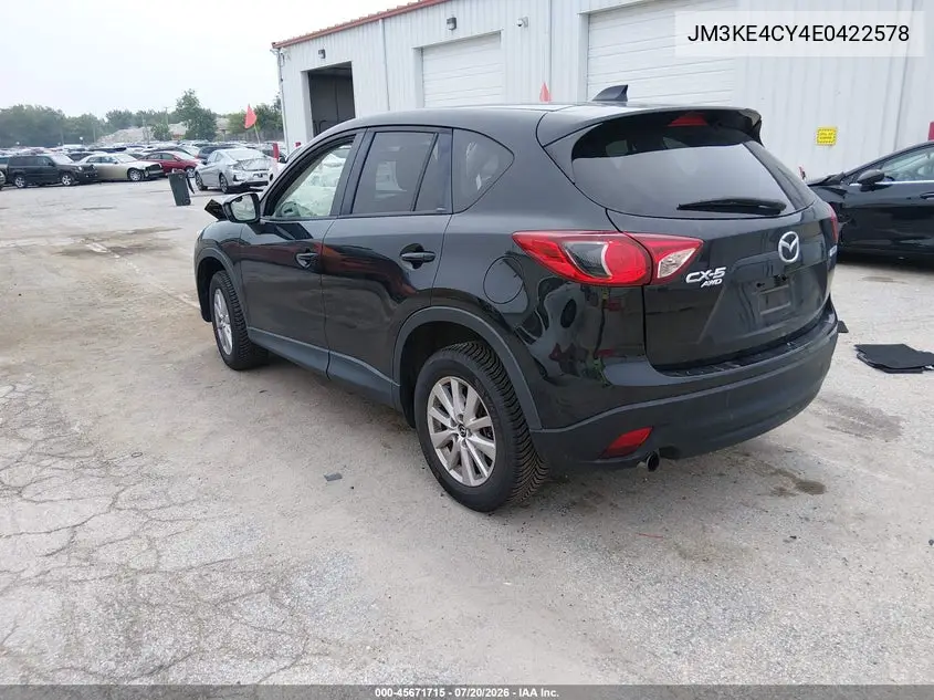 2014 Mazda Cx-5 Touring VIN: JM3KE4CY4E0422578 Lot: 45671715