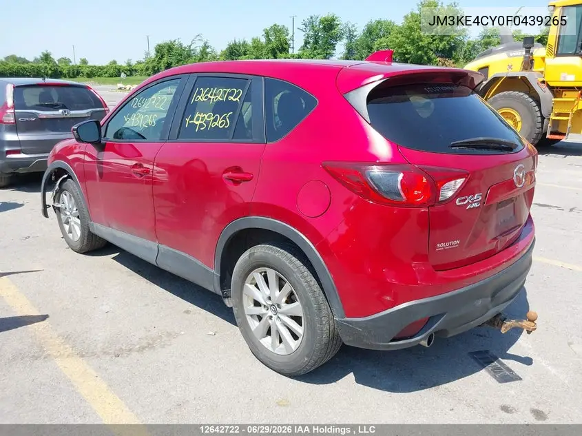 2015 Mazda Cx-5 Gs VIN: JM3KE4CY0F0439265 Lot: 12642722