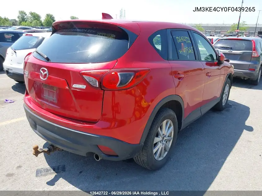 2015 Mazda Cx-5 Gs VIN: JM3KE4CY0F0439265 Lot: 12642722