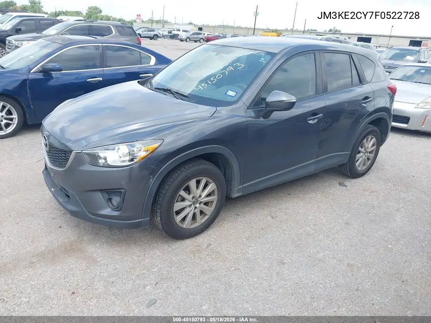 2015 Mazda Cx-5 Touring VIN: JM3KE2CY7F0522728 Lot: 45150793