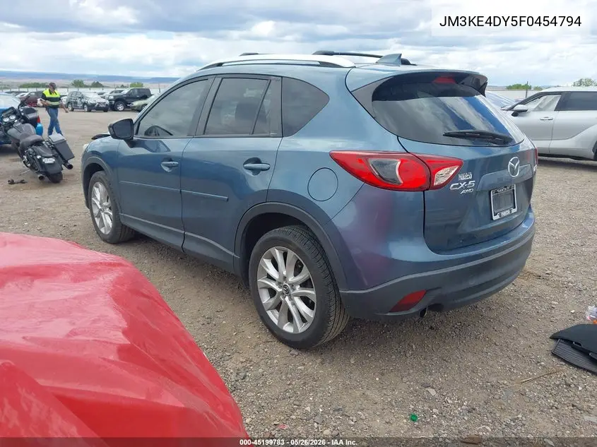 2015 Mazda Cx-5 Grand Touring VIN: JM3KE4DY5F0454794 Lot: 45199783
