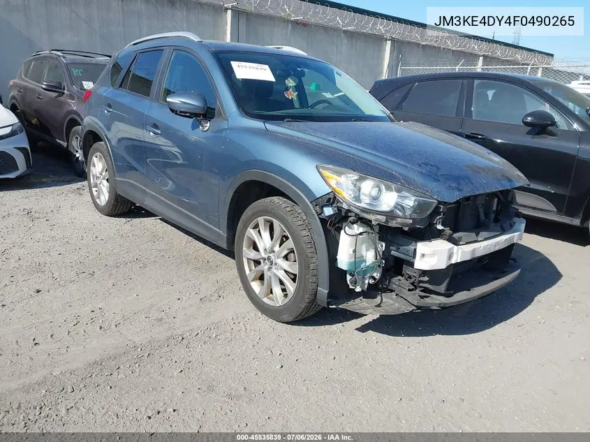 2015 Mazda Cx-5 Grand Touring VIN: JM3KE4DY4F0490265 Lot: 45535839