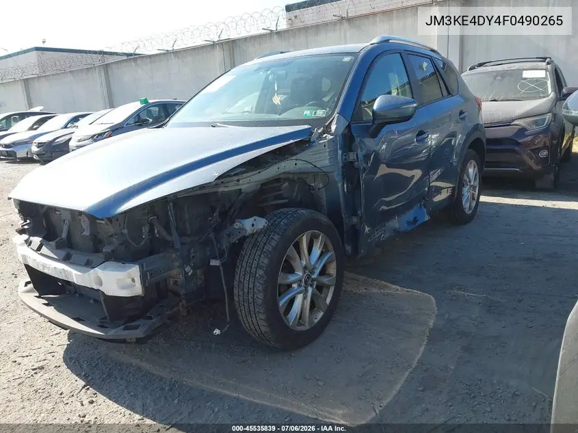 2015 Mazda Cx-5 Grand Touring VIN: JM3KE4DY4F0490265 Lot: 45535839
