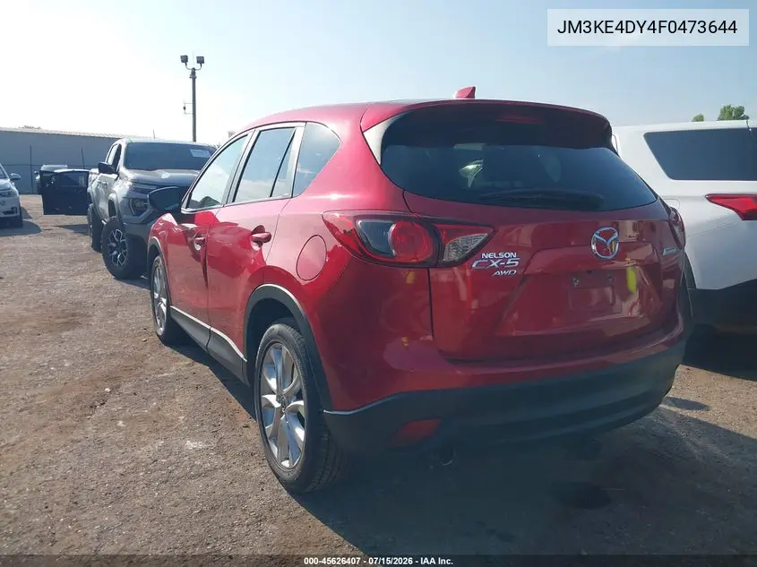 2015 Mazda Cx-5 Grand Touring VIN: JM3KE4DY4F0473644 Lot: 45626407