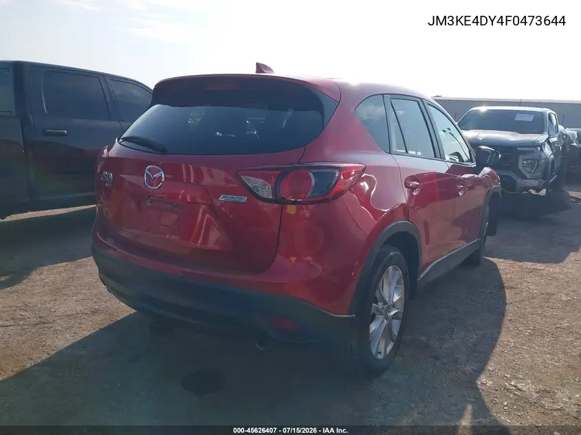 2015 Mazda Cx-5 Grand Touring VIN: JM3KE4DY4F0473644 Lot: 45626407