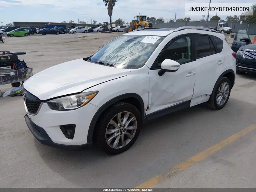 2015 Mazda Cx-5 Grand Touring VIN: JM3KE4DY8F0490009 Lot: 45662475