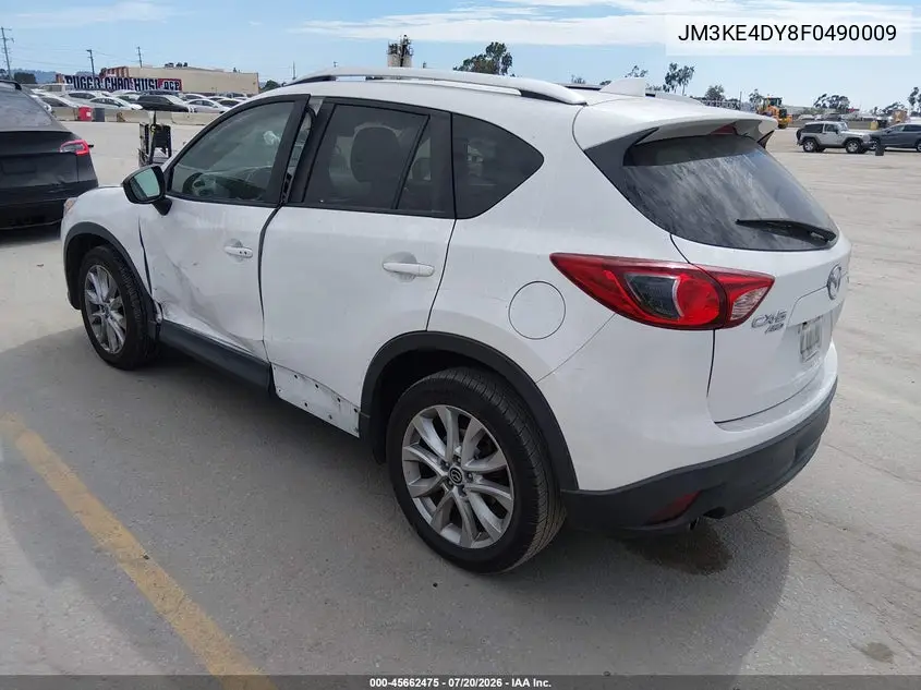 2015 Mazda Cx-5 Grand Touring VIN: JM3KE4DY8F0490009 Lot: 45662475