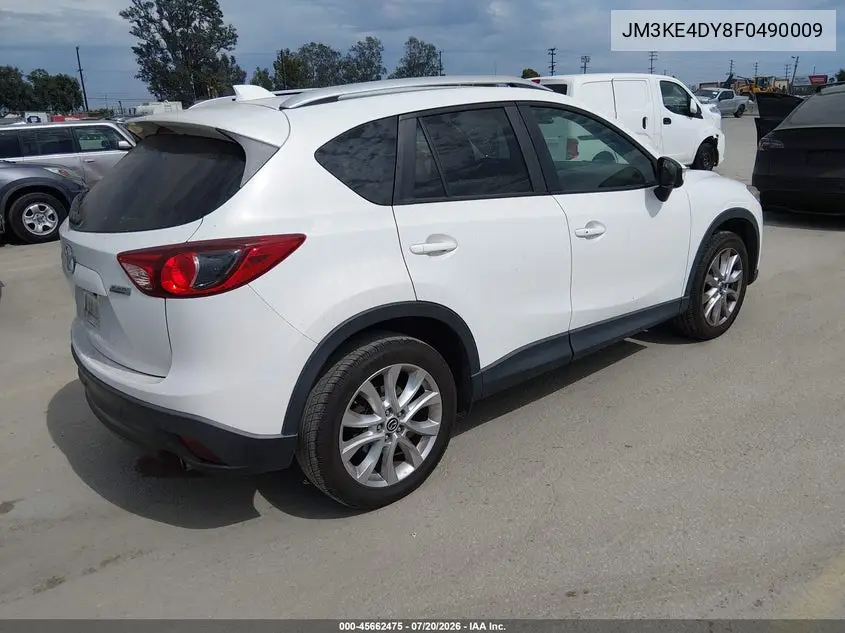 2015 Mazda Cx-5 Grand Touring VIN: JM3KE4DY8F0490009 Lot: 45662475