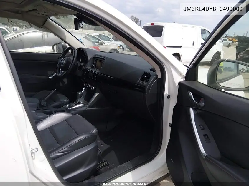 2015 Mazda Cx-5 Grand Touring VIN: JM3KE4DY8F0490009 Lot: 45662475