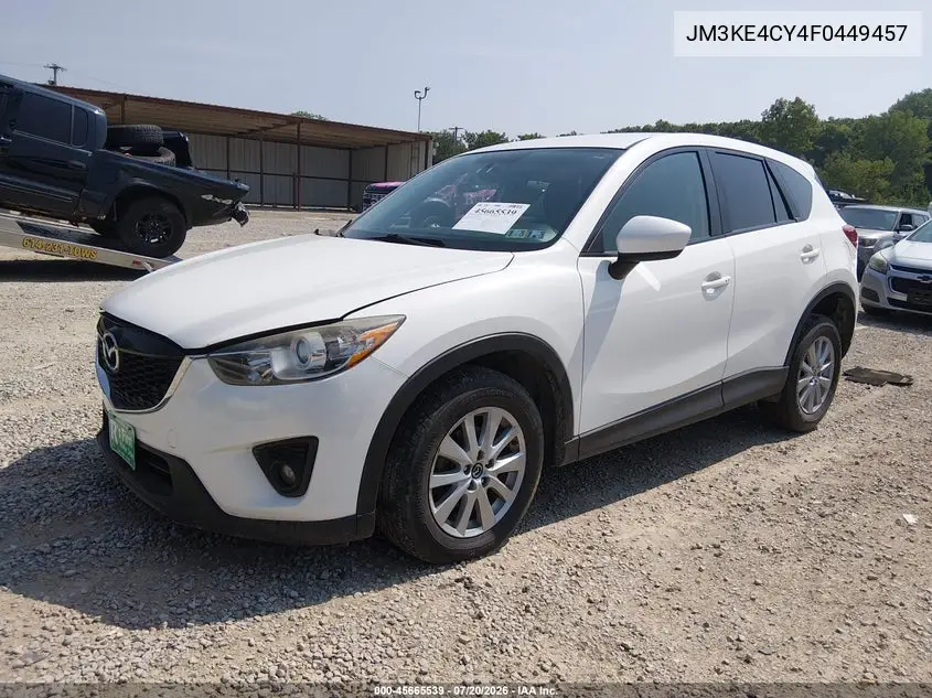 2015 Mazda Cx-5 Touring VIN: JM3KE4CY4F0449457 Lot: 45665539