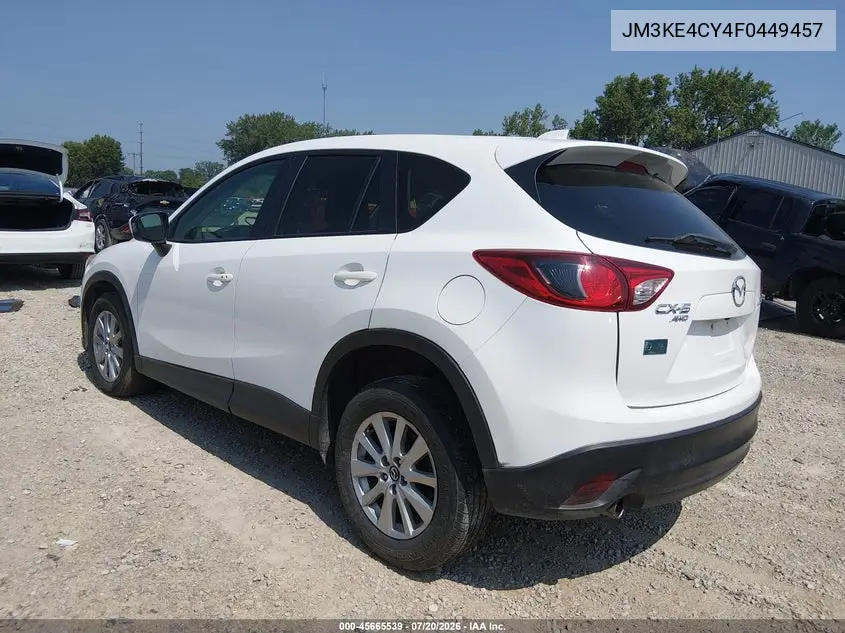 2015 Mazda Cx-5 Touring VIN: JM3KE4CY4F0449457 Lot: 45665539