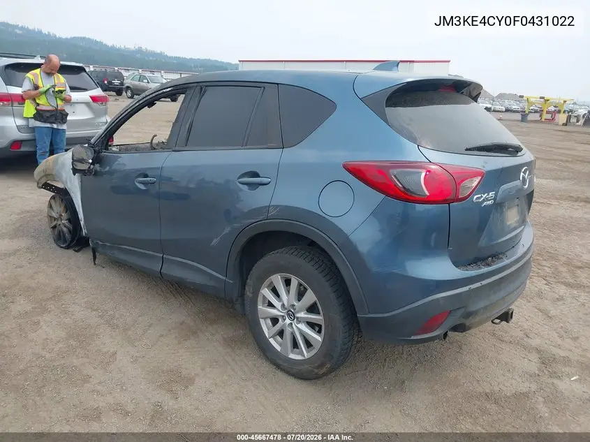 2015 Mazda Cx-5 Touring VIN: JM3KE4CY0F0431022 Lot: 45667478
