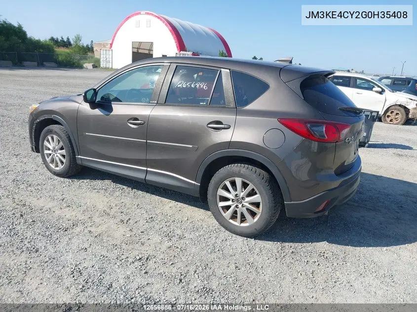 2016 Mazda Cx-5 Gs VIN: JM3KE4CY2G0H35408 Lot: 12656886