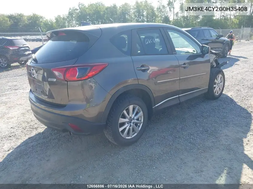 2016 Mazda Cx-5 Gs VIN: JM3KE4CY2G0H35408 Lot: 12656886