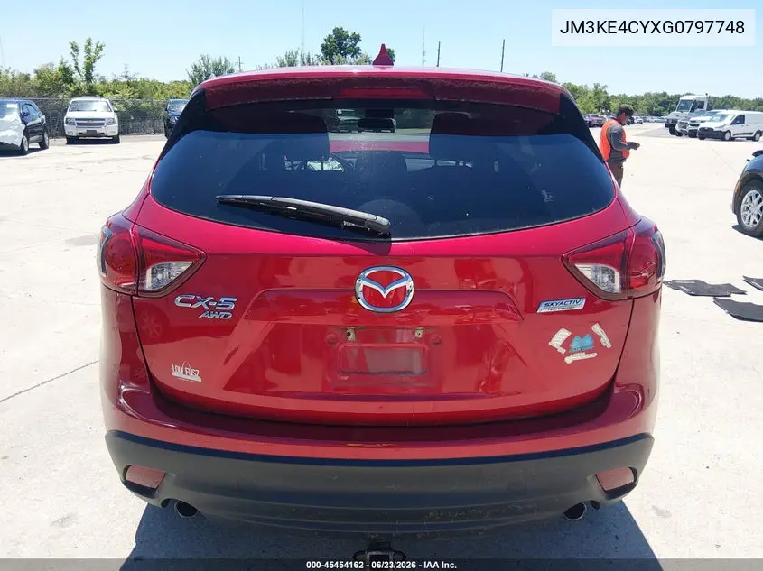 2016 Mazda Cx-5 Touring VIN: JM3KE4CYXG0797748 Lot: 45454162