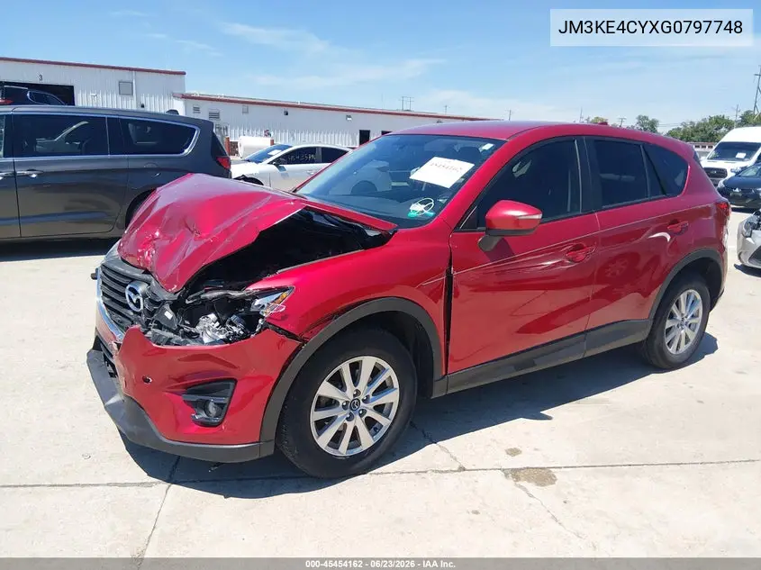 2016 Mazda Cx-5 Touring VIN: JM3KE4CYXG0797748 Lot: 45454162