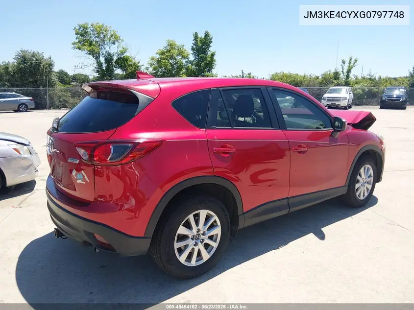 2016 Mazda Cx-5 Touring VIN: JM3KE4CYXG0797748 Lot: 45454162