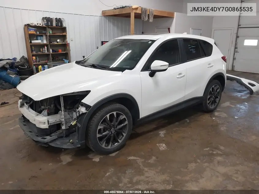 2016 Mazda Cx-5 Grand Touring VIN: JM3KE4DY7G0865535 Lot: 45578864