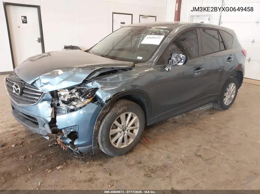 2016 Mazda Cx-5 Sport VIN: JM3KE2BYXG0649458 Lot: 45609572