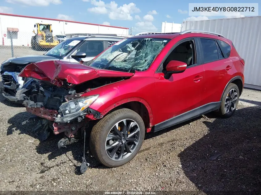 2016 Mazda Cx-5 Grand Touring VIN: JM3KE4DY8G0822712 Lot: 45642917