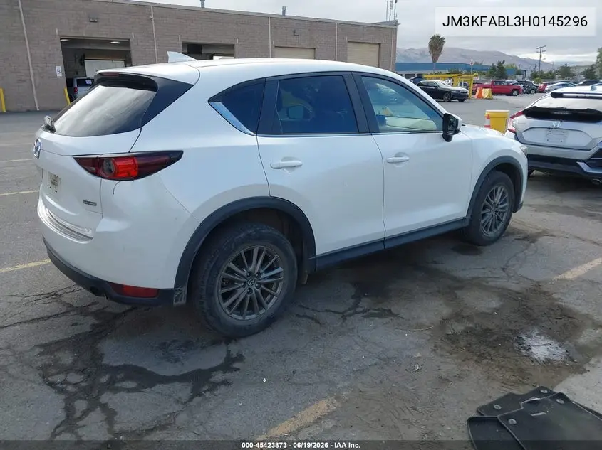 2017 Mazda Cx-5 Sport VIN: JM3KFABL3H0145296 Lot: 45423873