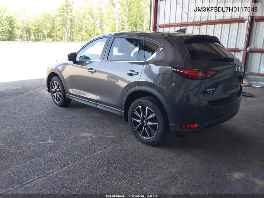 2017 Mazda Cx-5 Grand Touring VIN: JM3KFBDL7H0117648 Lot: 45543067