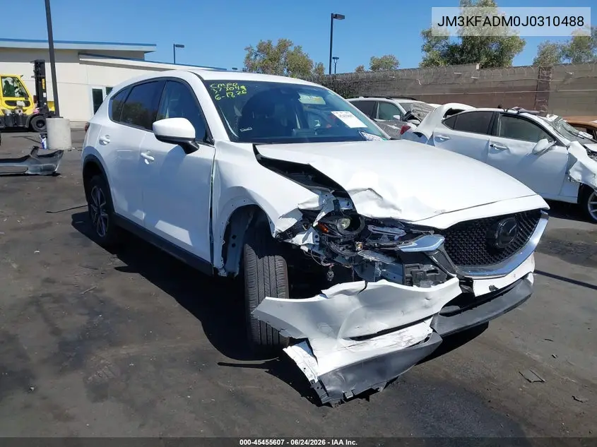 2018 Mazda Cx-5 Grand Touring VIN: JM3KFADM0J0310488 Lot: 45455607