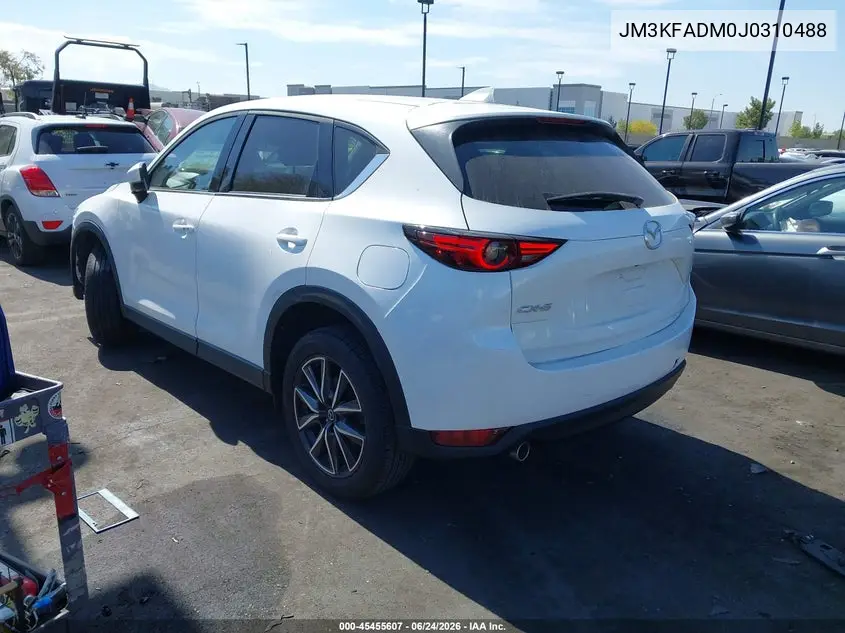 2018 Mazda Cx-5 Grand Touring VIN: JM3KFADM0J0310488 Lot: 45455607