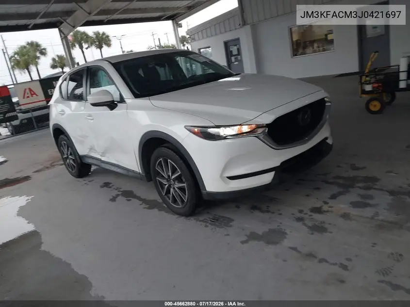 2018 Mazda Cx-5 Touring VIN: JM3KFACM3J0421697 Lot: 45662880