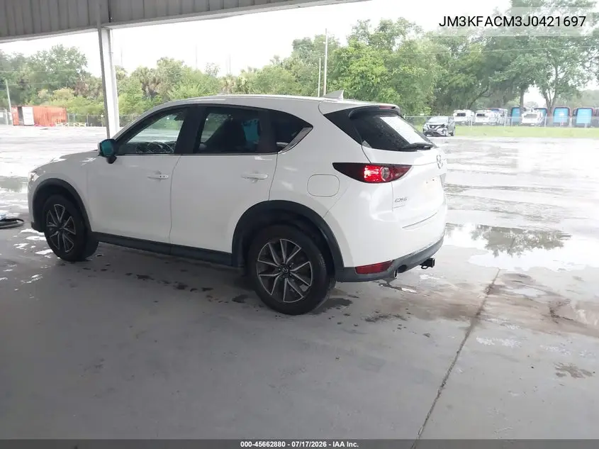 2018 Mazda Cx-5 Touring VIN: JM3KFACM3J0421697 Lot: 45662880
