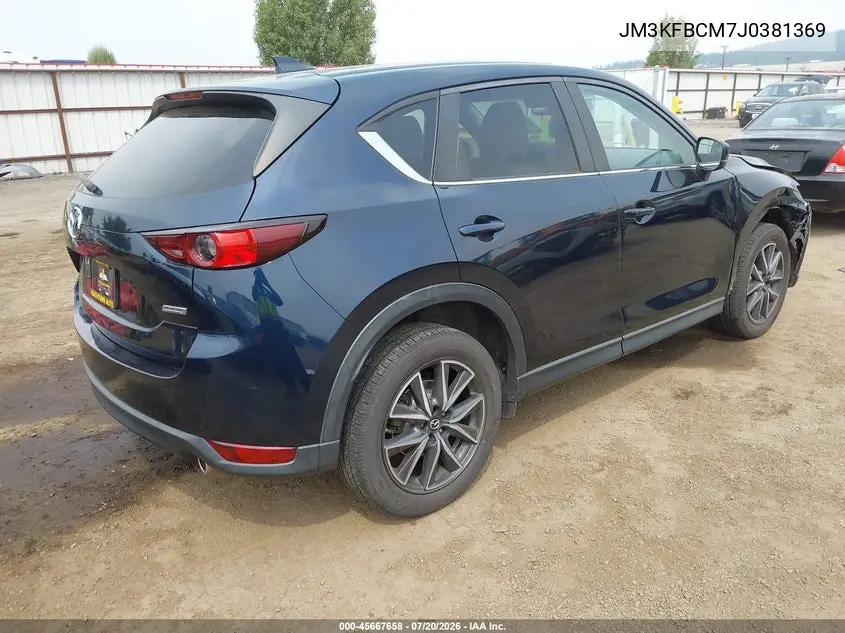 2018 Mazda Cx-5 Touring VIN: JM3KFBCM7J0381369 Lot: 45667658