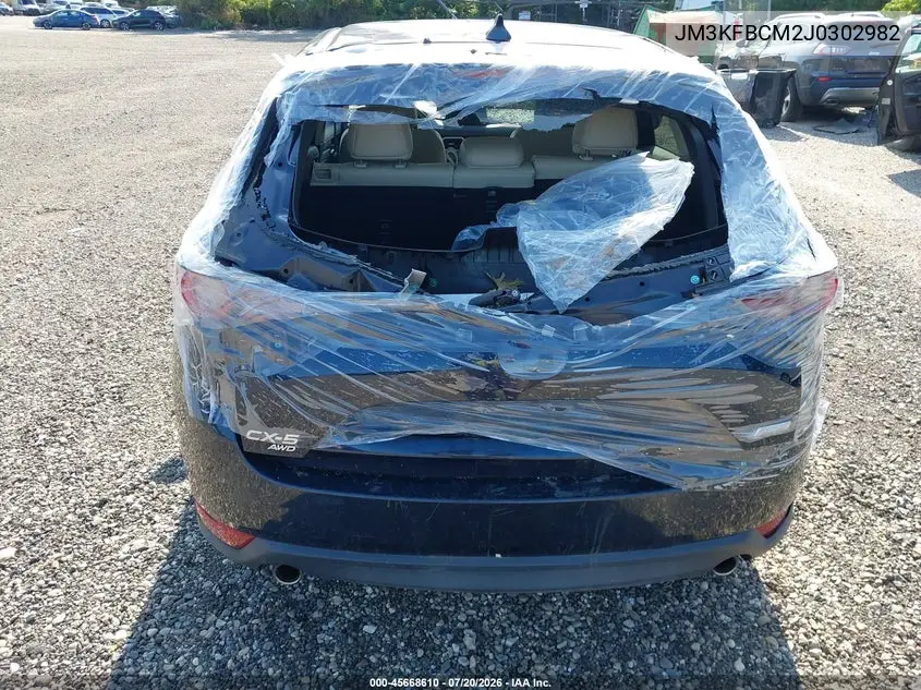 2018 Mazda Cx-5 Touring VIN: JM3KFBCM2J0302982 Lot: 45668610