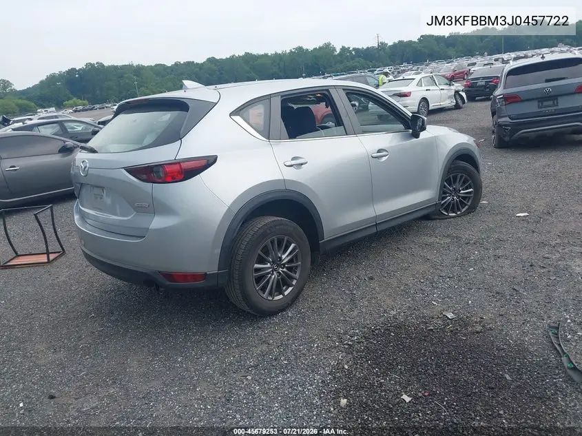 2018 Mazda Cx-5 Sport VIN: JM3KFBBM3J0457722 Lot: 45679253