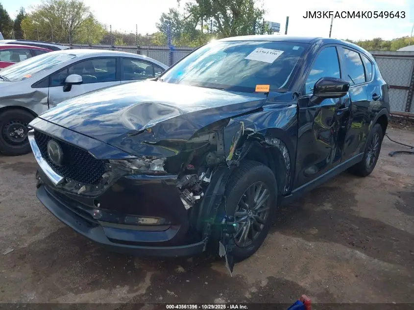 JM3KFACM4K0549643 2019 Mazda Cx-5 Touring