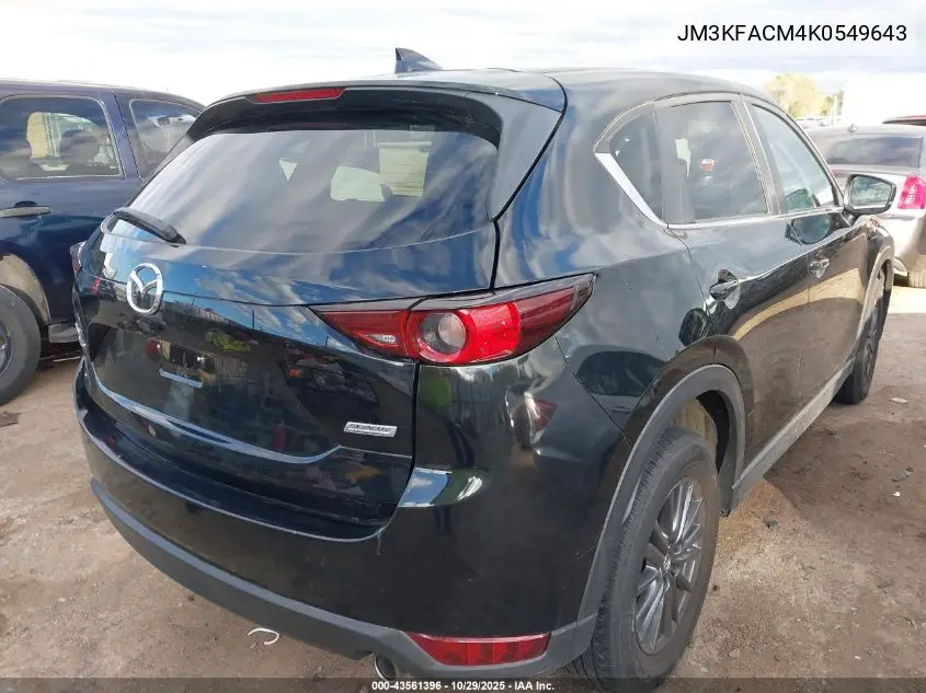 JM3KFACM4K0549643 2019 Mazda Cx-5 Touring