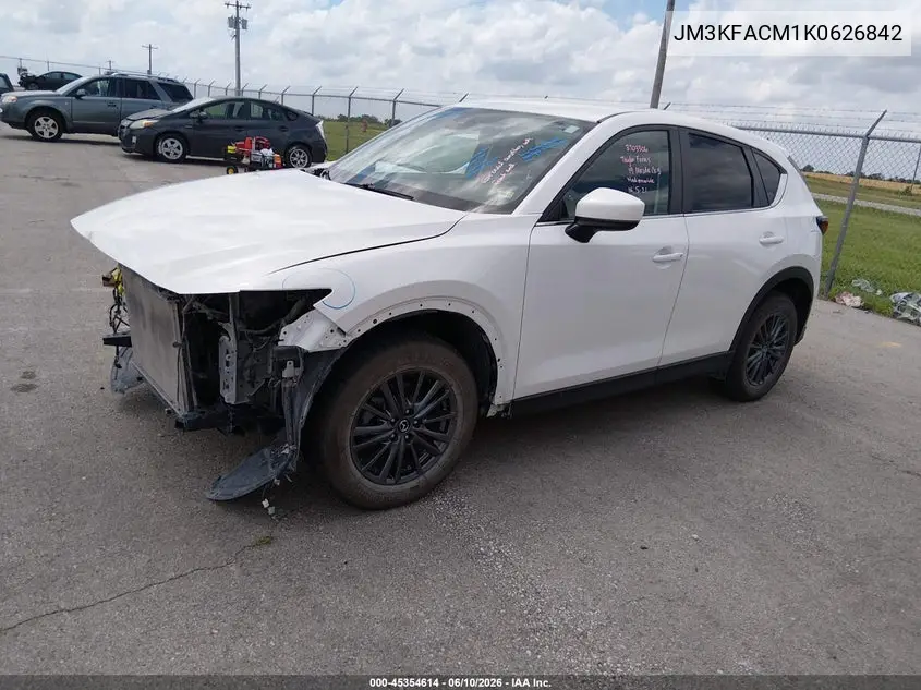 2019 Mazda Cx-5 Touring VIN: JM3KFACM1K0626842 Lot: 45354614