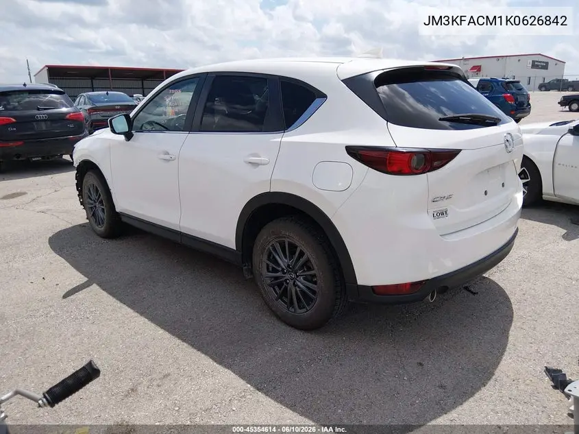2019 Mazda Cx-5 Touring VIN: JM3KFACM1K0626842 Lot: 45354614