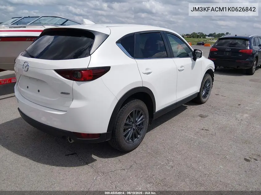 2019 Mazda Cx-5 Touring VIN: JM3KFACM1K0626842 Lot: 45354614