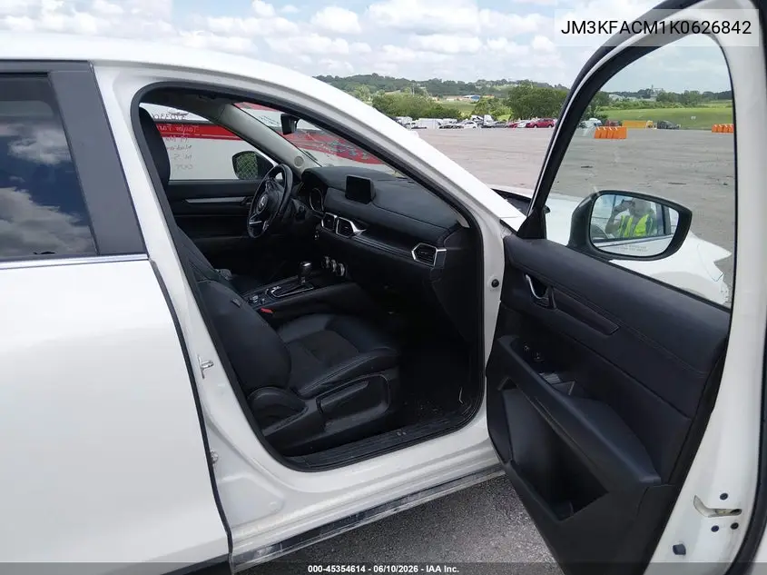 2019 Mazda Cx-5 Touring VIN: JM3KFACM1K0626842 Lot: 45354614