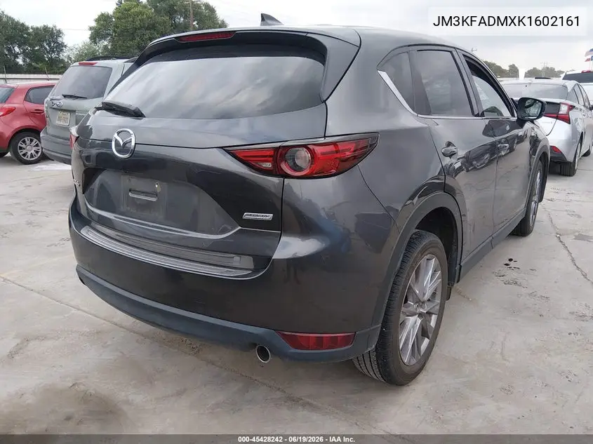 2019 Mazda Cx-5 Grand Touring VIN: JM3KFADMXK1602161 Lot: 45428242