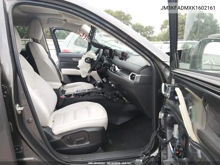 2019 Mazda Cx-5 Grand Touring VIN: JM3KFADMXK1602161 Lot: 45428242