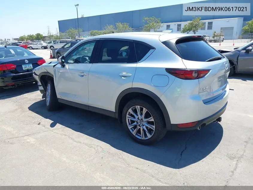 2019 Mazda Cx-5 Grand Touring VIN: JM3KFBDM9K0617021 Lot: 45462689
