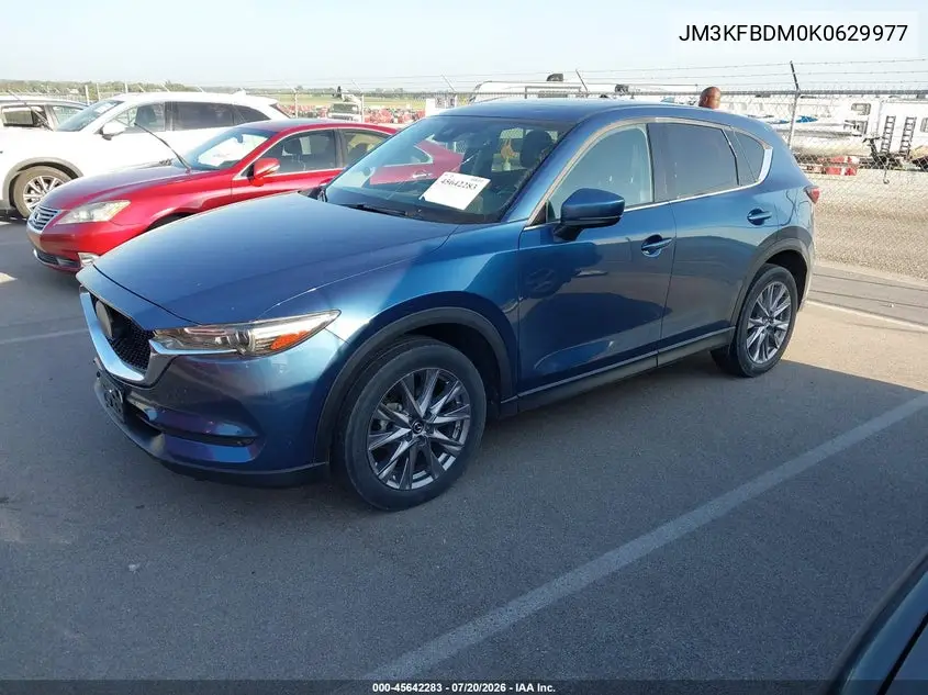 2019 Mazda Cx-5 Grand Touring VIN: JM3KFBDM0K0629977 Lot: 45642283