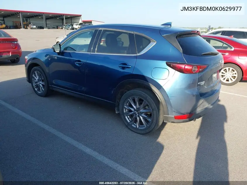 2019 Mazda Cx-5 Grand Touring VIN: JM3KFBDM0K0629977 Lot: 45642283