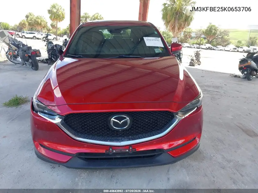 2019 Mazda Cx-5 Signature W/Diesel VIN: JM3KFBE25K0653706 Lot: 45643992