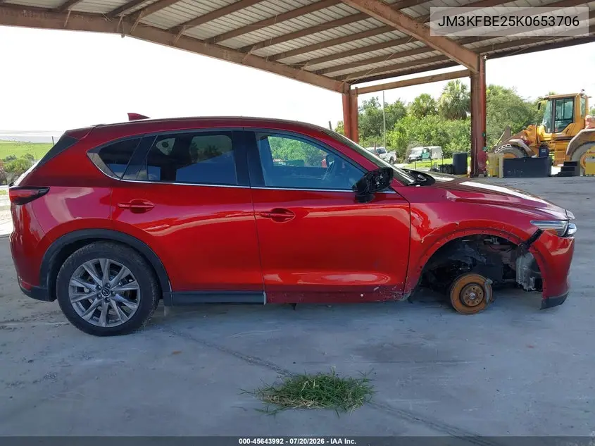 2019 Mazda Cx-5 Signature W/Diesel VIN: JM3KFBE25K0653706 Lot: 45643992