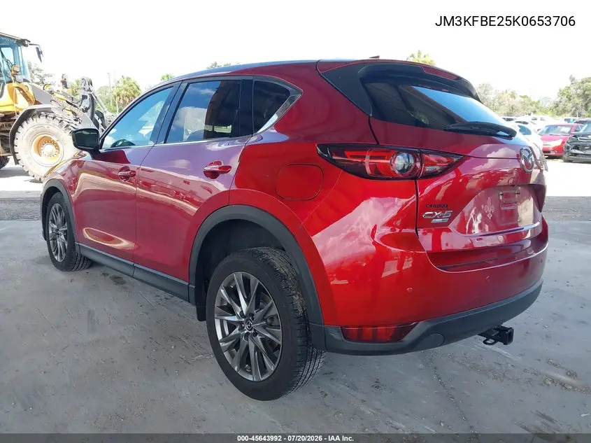 2019 Mazda Cx-5 Signature W/Diesel VIN: JM3KFBE25K0653706 Lot: 45643992