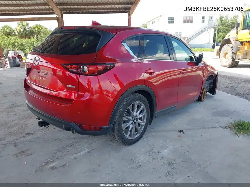 2019 Mazda Cx-5 Signature W/Diesel VIN: JM3KFBE25K0653706 Lot: 45643992
