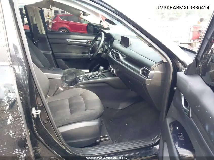2020 Mazda Cx-5 Sport VIN: JM3KFABMXL0830414 Lot: 45313562