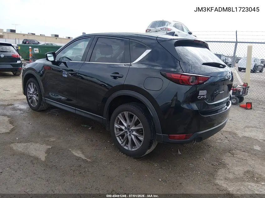 2020 Mazda Cx-5 Grand Touring VIN: JM3KFADM8L1723045 Lot: 45481246